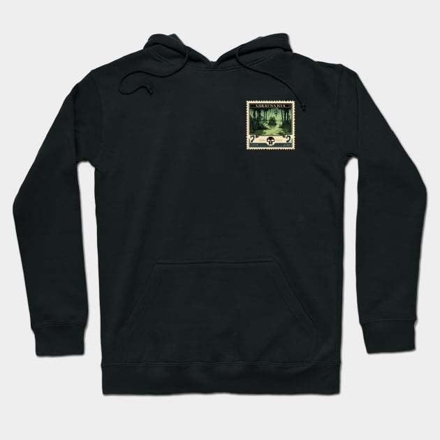 MTG - Swamp Stamp - Garatnakta - Postage Stamp Series Hoodie by SLMGames